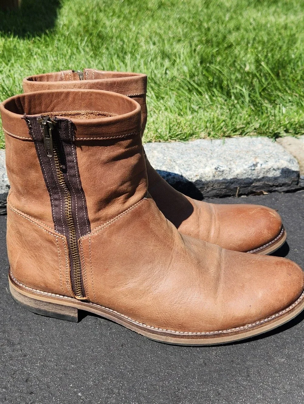 Minelli Men's Leather Boots In Size 43